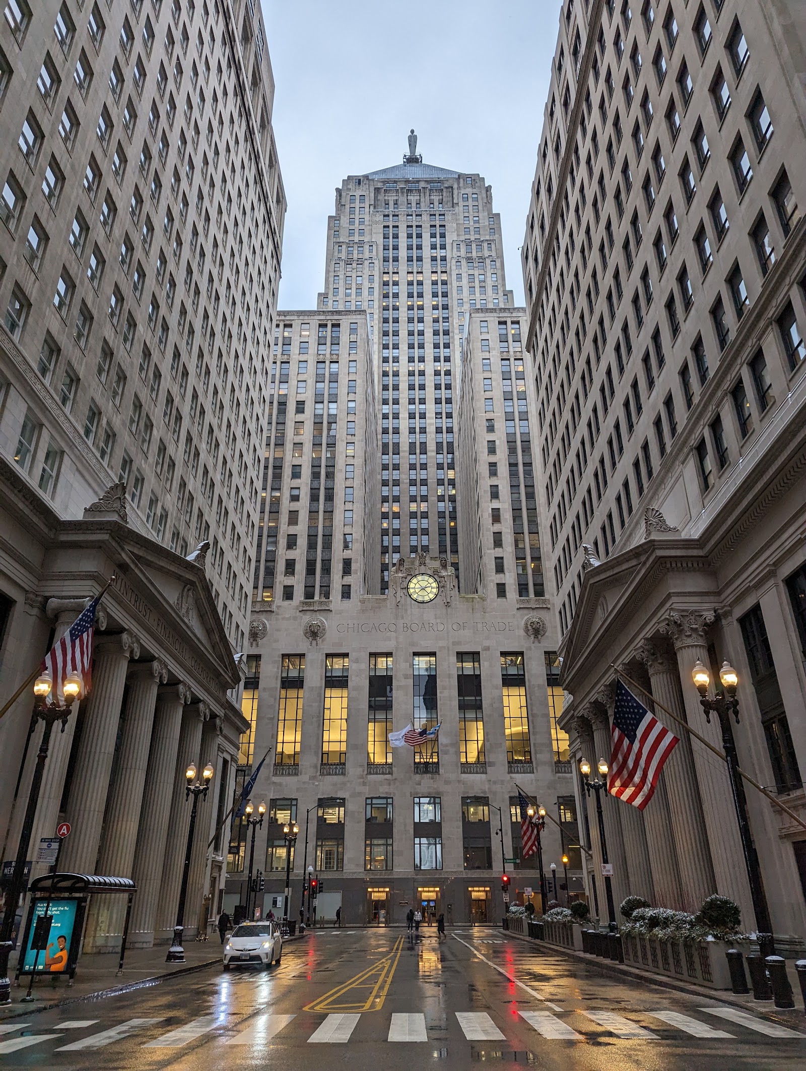 LaSalle Street at the Board of Trade