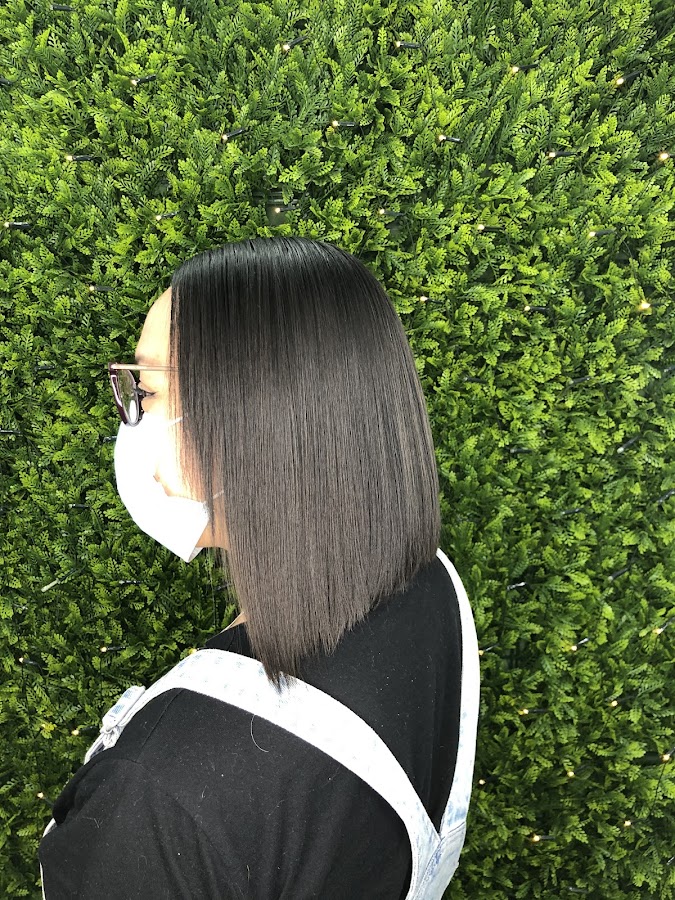 Detalle de corte y peinado en Blick Peluquería Quito