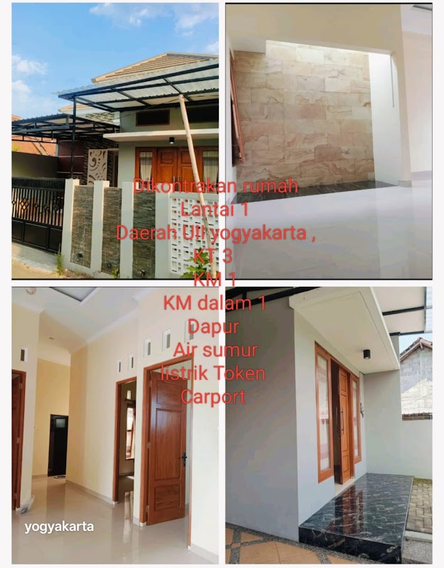 Rumah kontrakan UII Kaliurang - Properti Sewa yogyakarta