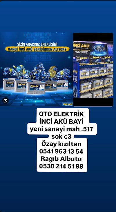 İNCİ AKÜ NAZİLLİ BAYİ ÖZAY OTO ELEKTRİK - Oto Servisi