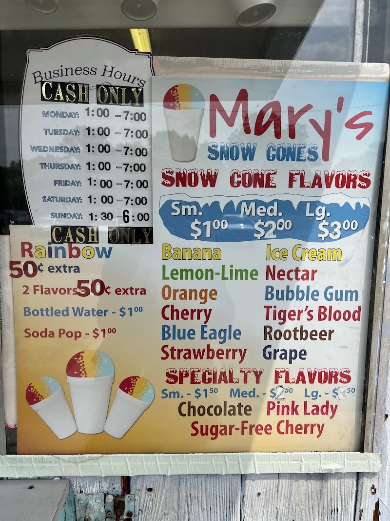 Marys snow cones photo 1