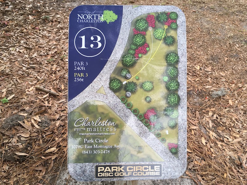 Park Circle Disc Golf Hole 13 Tee photo 1