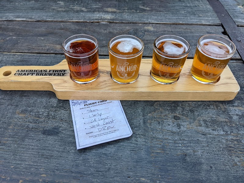 Signature and seasonal Anchor brews with tasting flights