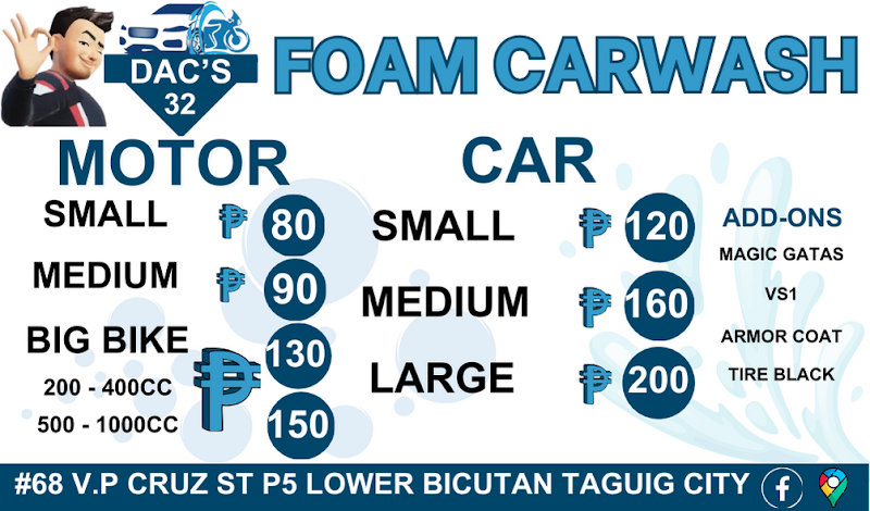 DAC'S 32 FOAM CARWASH
