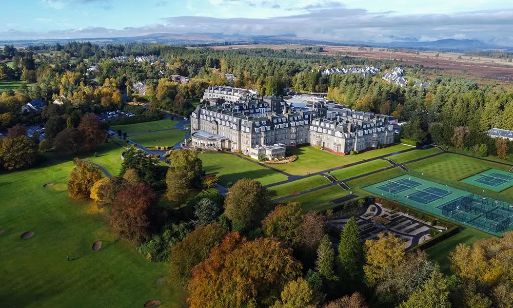 Gleneagles, dog-friendly hotel in Scottish Highlands