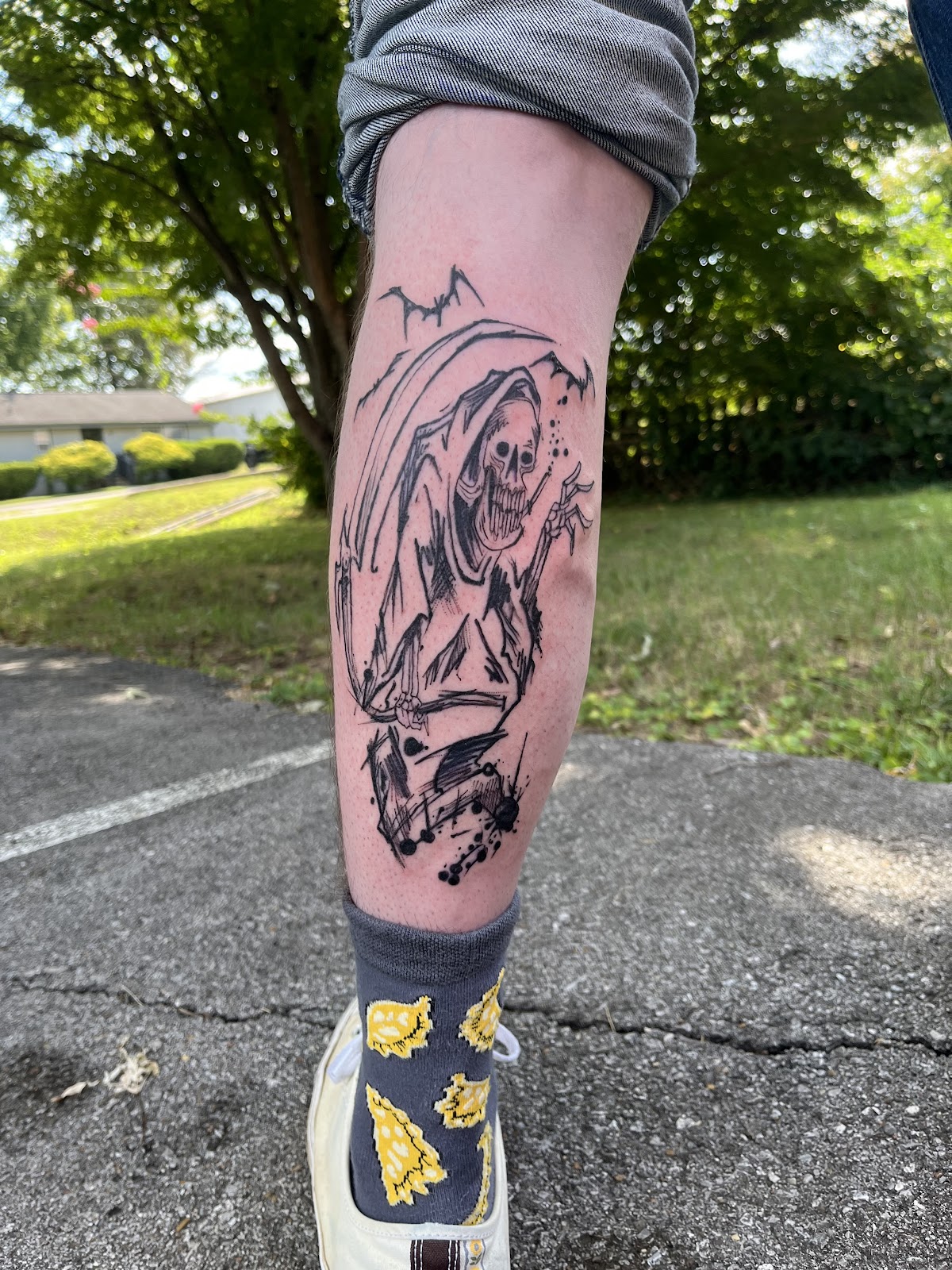 Left Hand Black tattoo work — photo 2