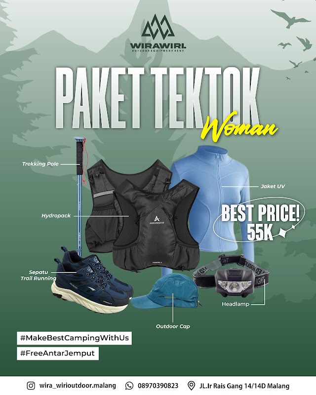 Persewaan Rental sewa alat camping outdoor trdekat wirawiri malang