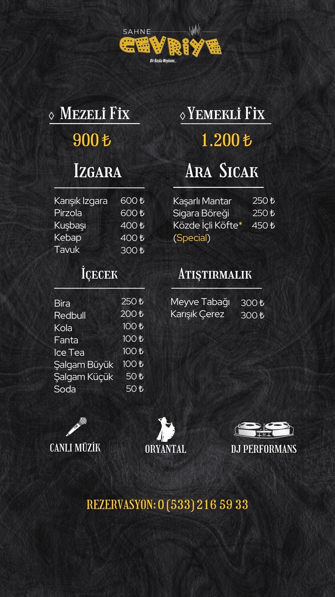 Sahne Cevriye mekanı