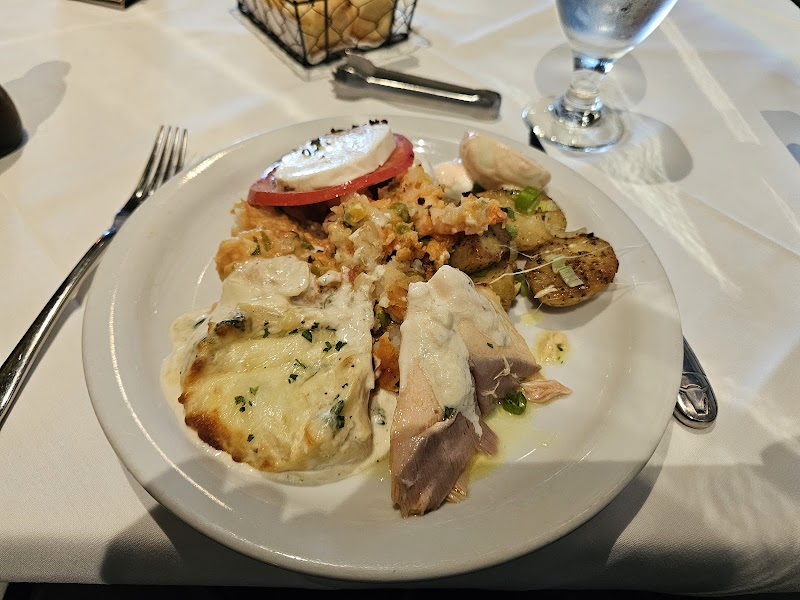Plentiful buffet of fresh vegetables, salads, and Brazilian sides