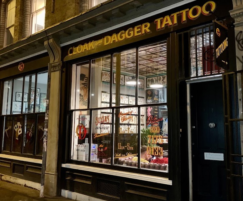 Cloak & Dagger Tattoo London