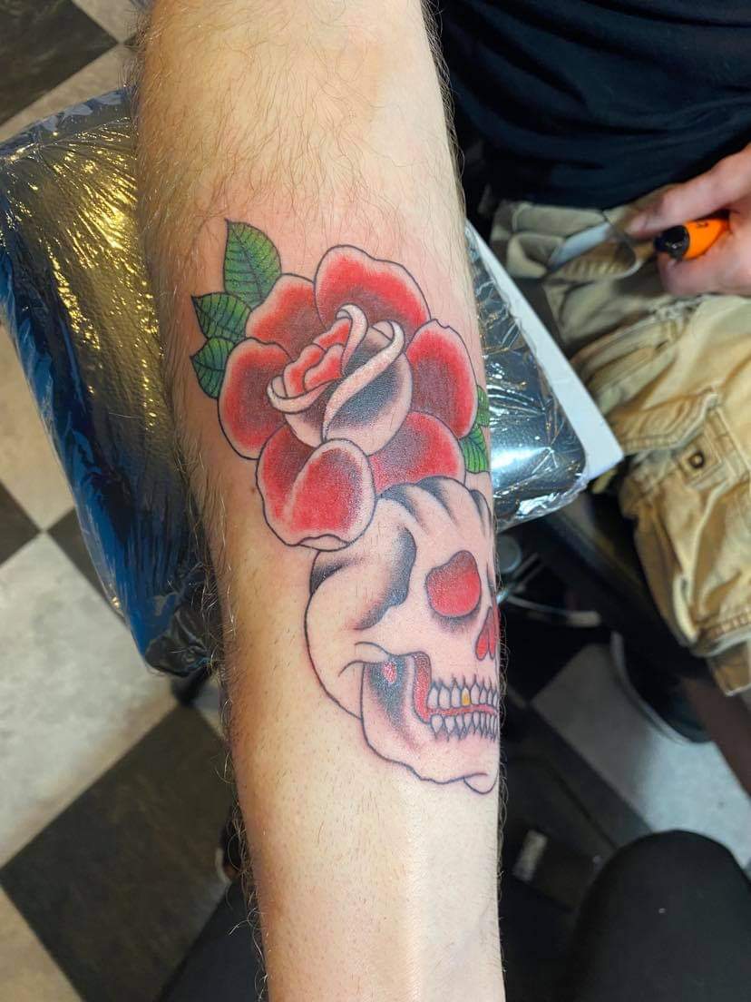 Time Machine Tattoo tattoo work — photo 2