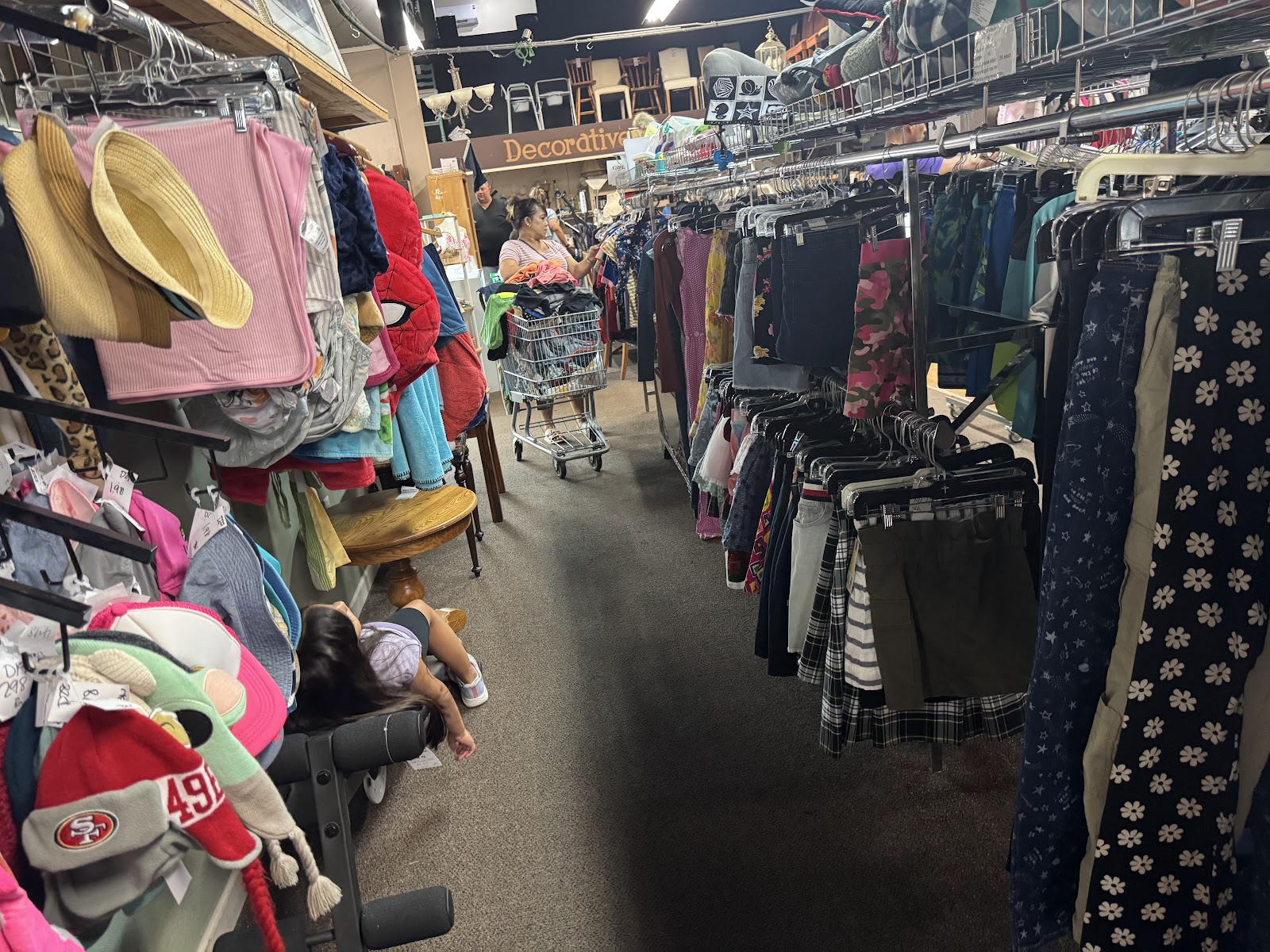 A shop window display