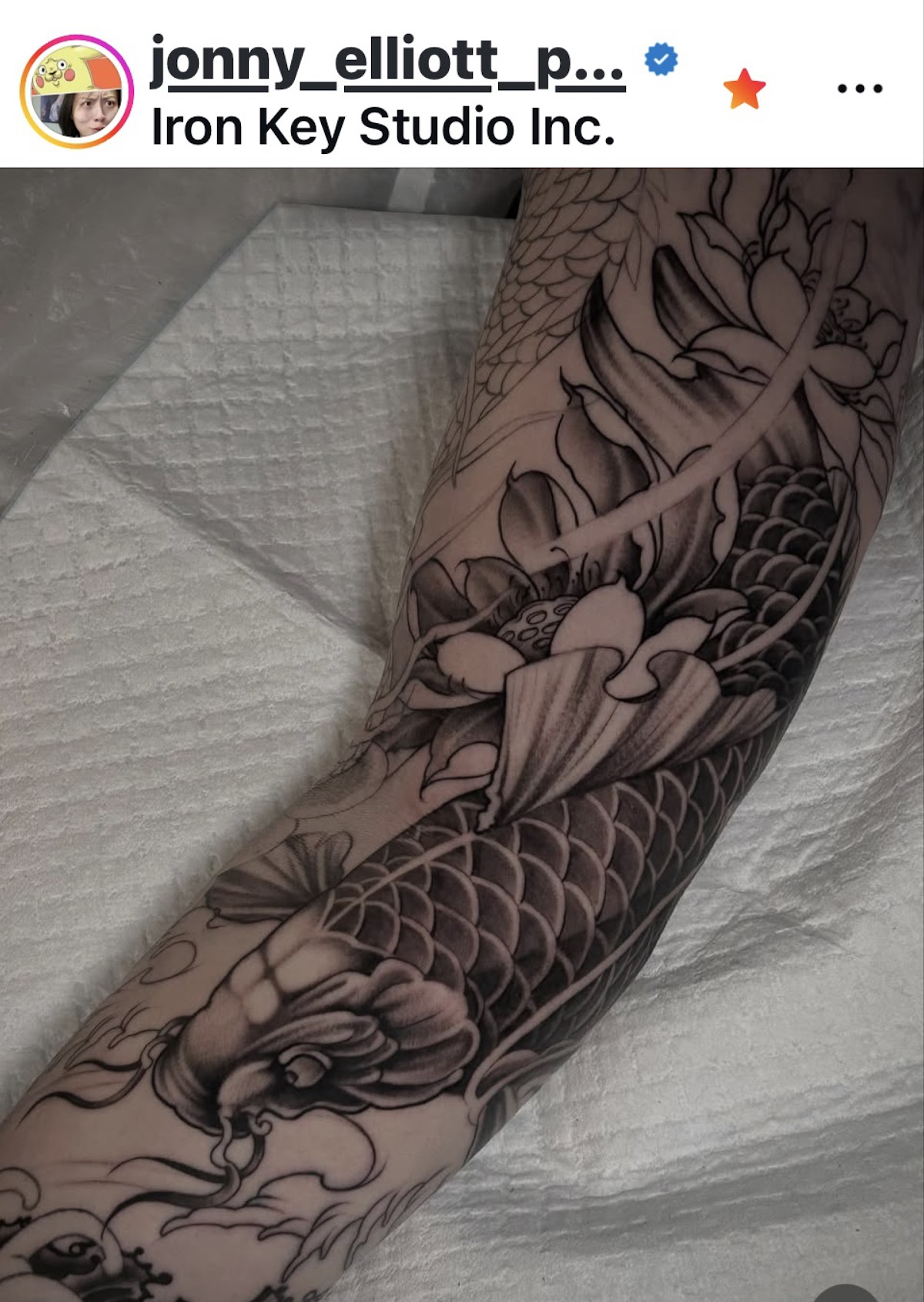 Iron Key Tattoo Studio Inc. tattoo work — photo 2