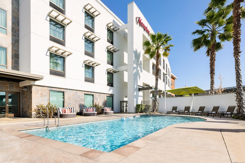 Outdoor pool and sitting area
